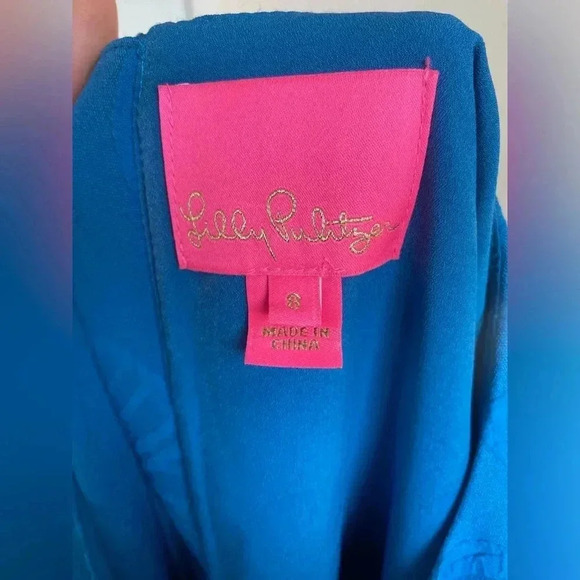 Lilly Pulitzer Viola Stretch Shift Dress Size 8 - Picture 6 of 7